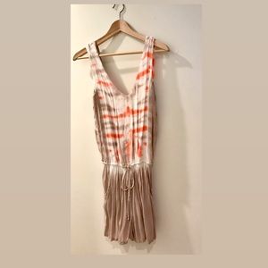 Young Fabulous & Broke tie dye Romper. Size XS
